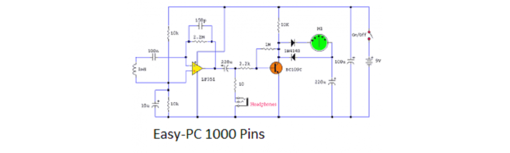 Easy-PC 1000 Pins